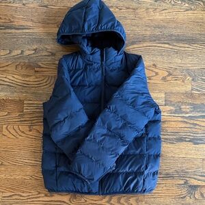 Uniqlo Boys Navy Parka Jacket 13